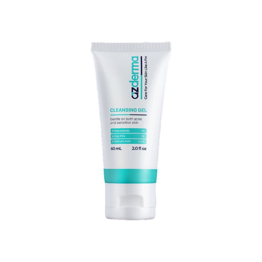 Azderma Gentle Gel Facial Cleanser for Oily & Acne-Prone Skin 60ml | Sitinpark