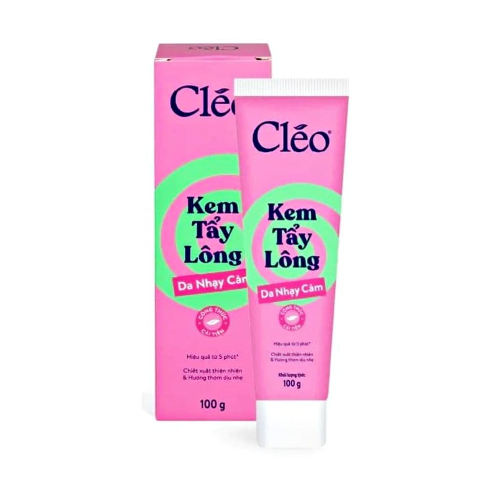 Cleo Hair Removal Cream for Sensitive Skin 50g tube packaging