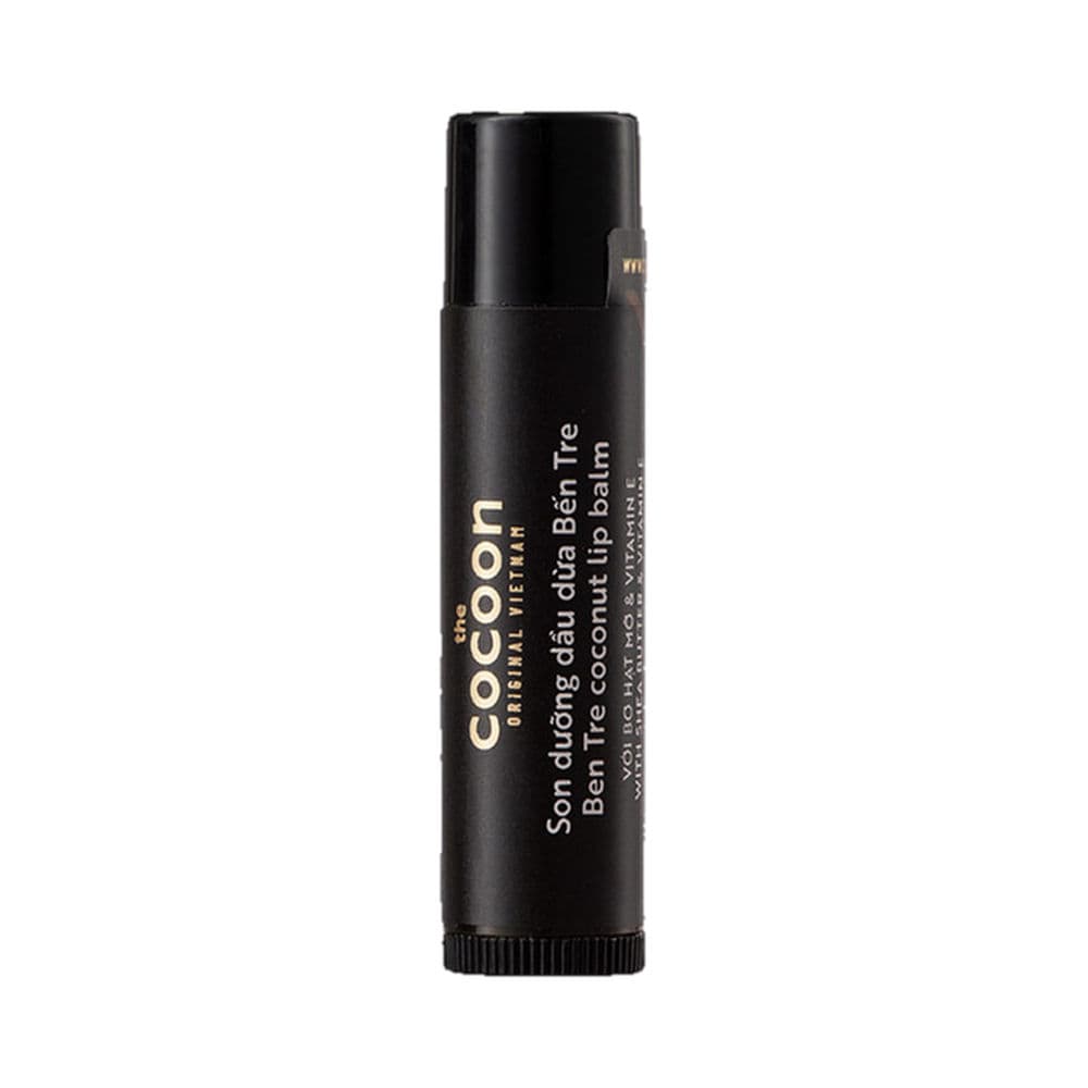 Cocoon Ben Tre Coconut Lip Balm 5g tube packaging