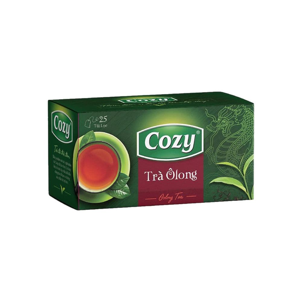 Cozy Oolong Tea Bags - 25 Bags x 2g | Premium Vietnamese Oolong Tea