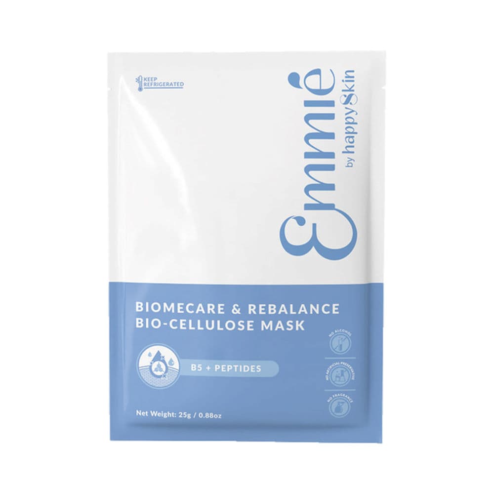 Emmié by Happy Skin Biomecare & Rebalance Bio-Cellulose Mask 25g sheet mask