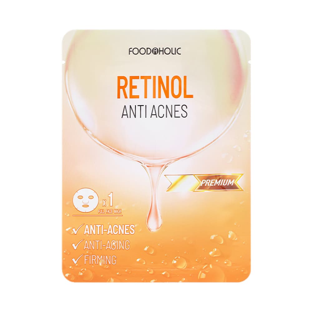 Foodaholic Retinol Anti Acnes Mask 23ml sheet mask packet