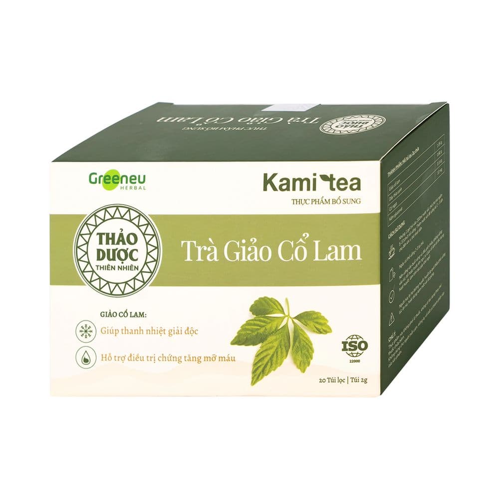 Kami Gia Co Lam Tea - Pure Jiaogulan Herbal Tea - 20 Bags