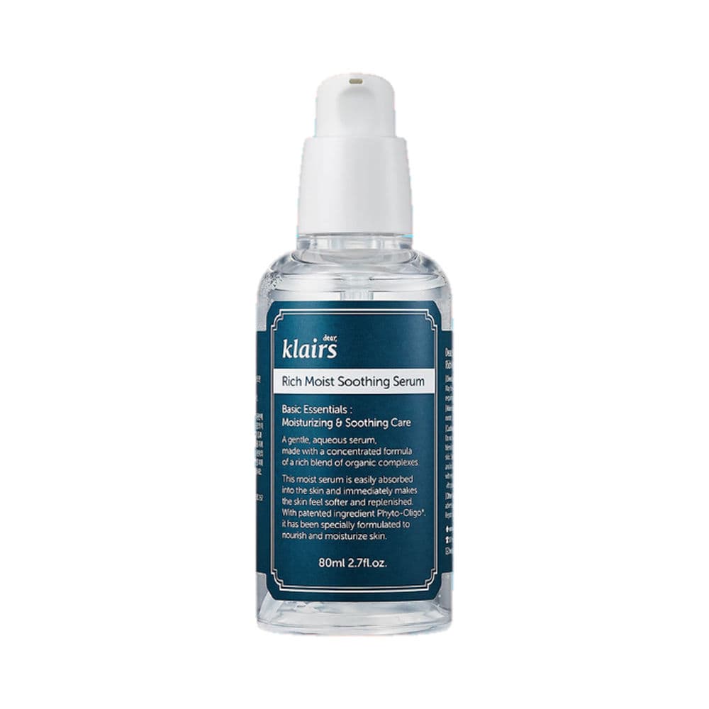 Klairs Rich Moist Soothing Serum 80ml bottle
