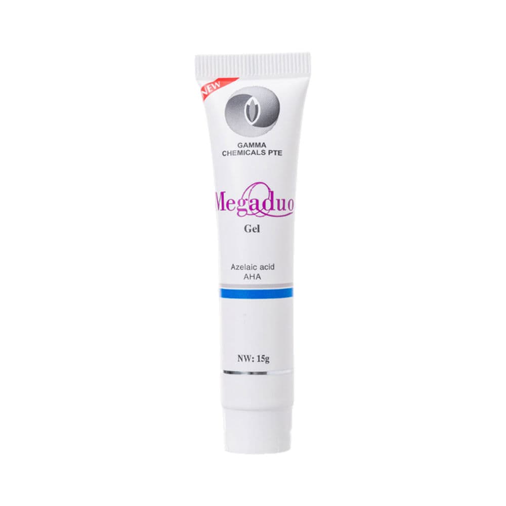 Gamma Chemicals Megaduo Gel 15g tube for acne-prone skin