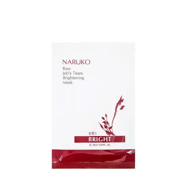 Naruko Raw Job's Tears Brightening Mask 25ml sheet mask