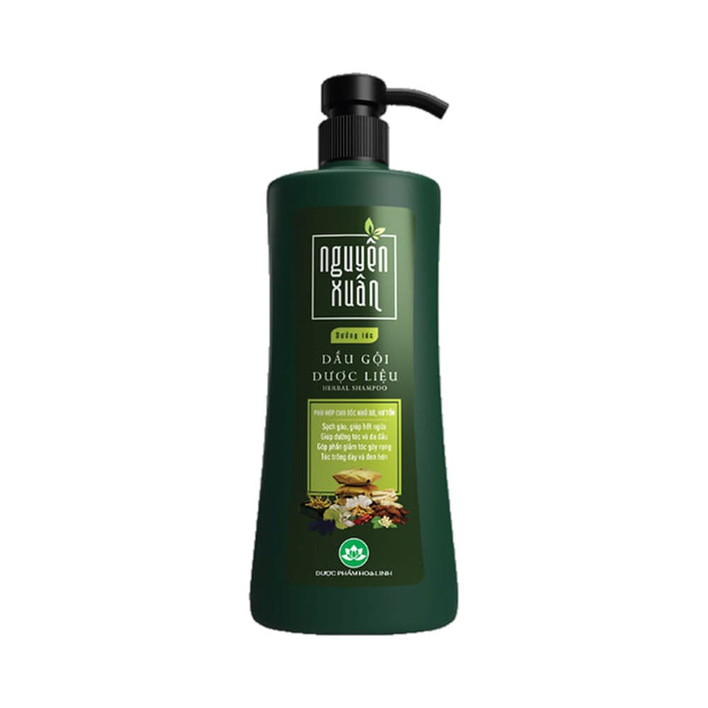 Nguyên Xuân Herbal Shampoo for Damaged Hair 450ml bottle