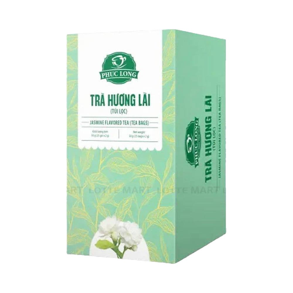 Phuc Long Jasmine Filter Tea box of 25 bags