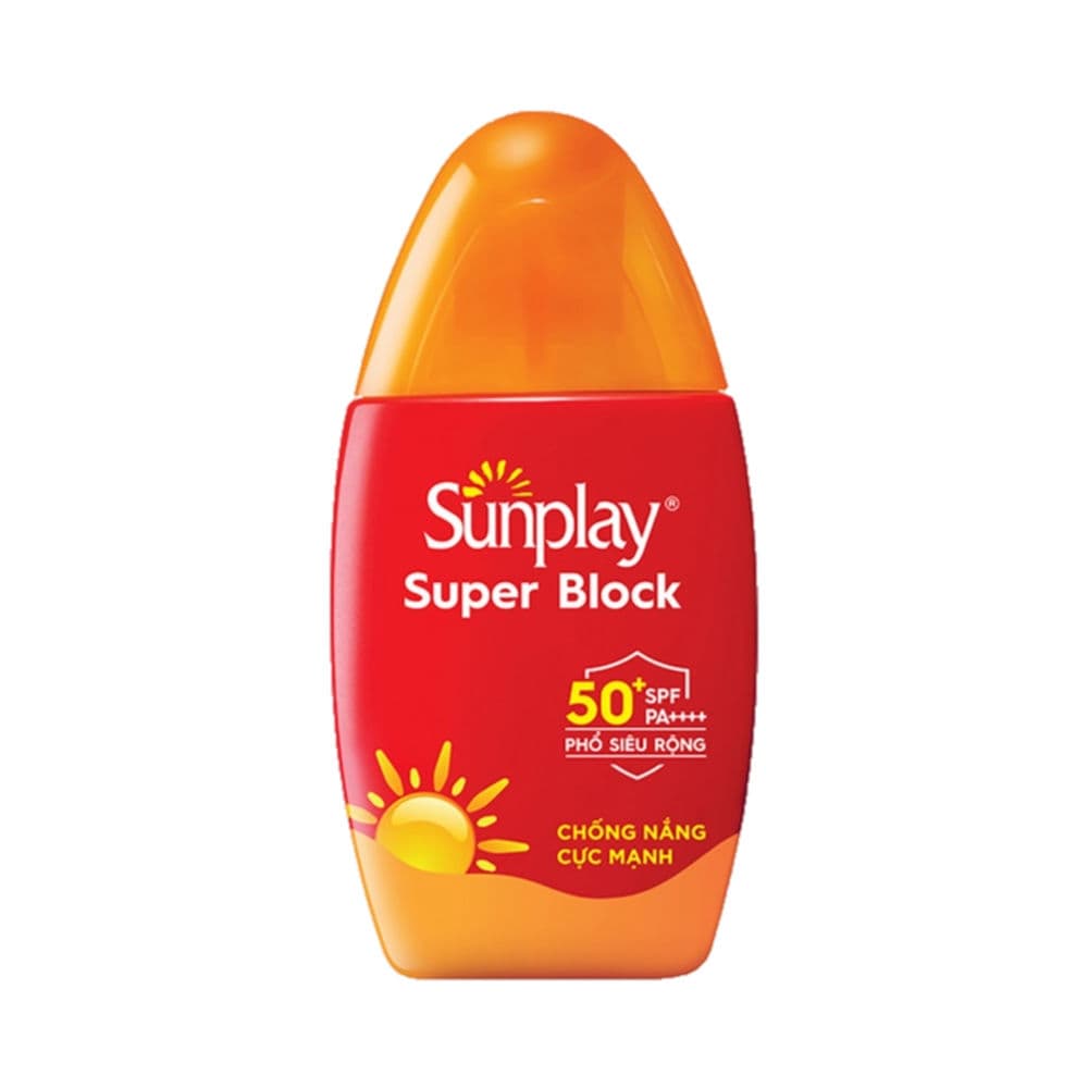 Sunplay Super Block SPF 50+ PA++++ sunscreen milk 30g bottle