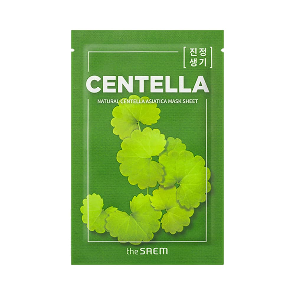 The SAEM Natural Mask Sheet Centella Asiatica 21ml sheet mask with centella asiatica extract